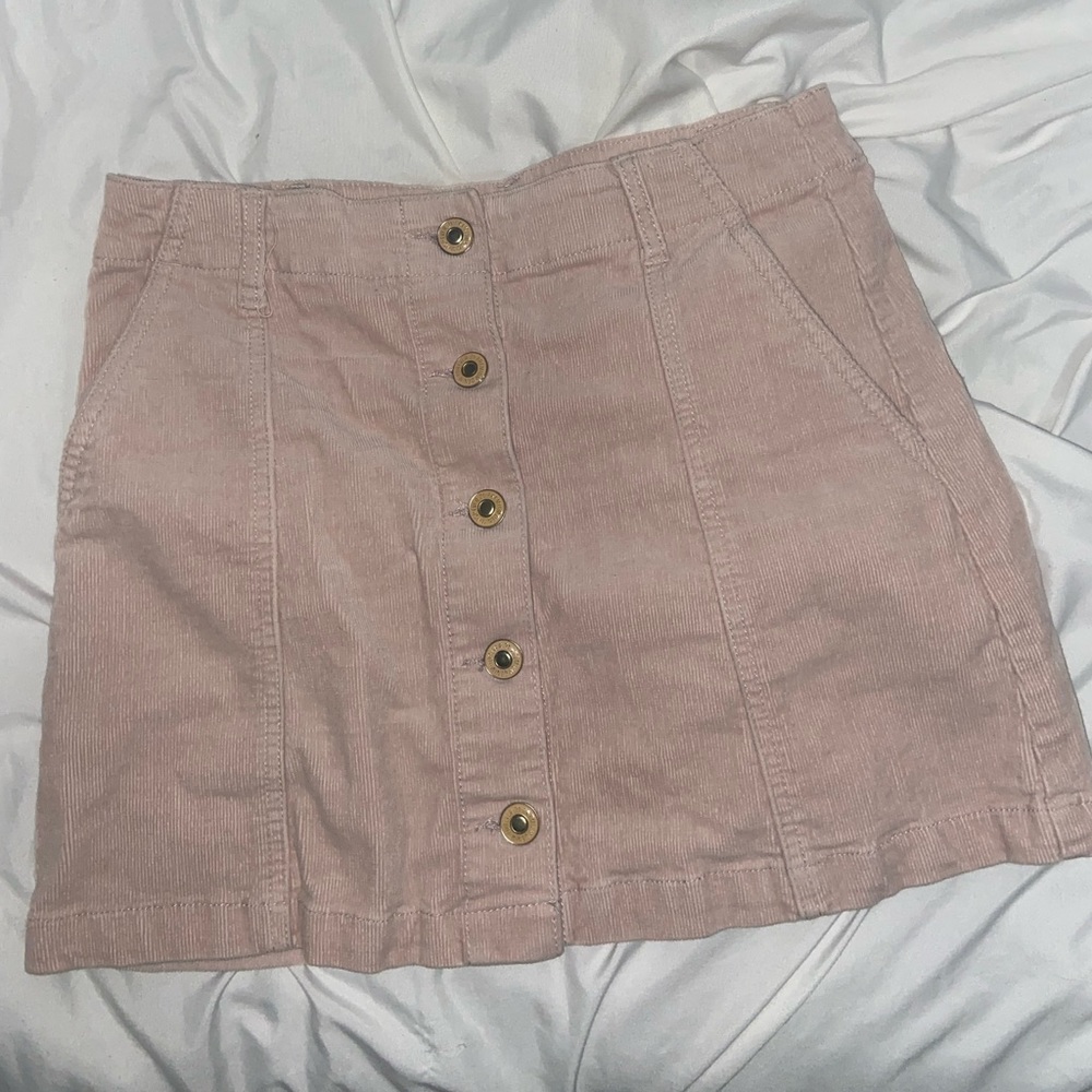 Corduroy Pink skirt 💗